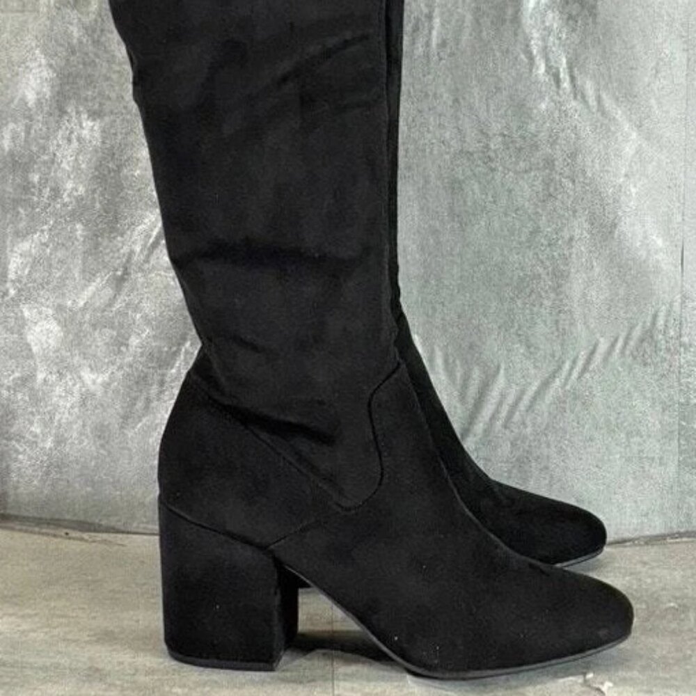 BAR III - GABRIE OVER-THE-KNEE FAUX LEATHER BOOTS
